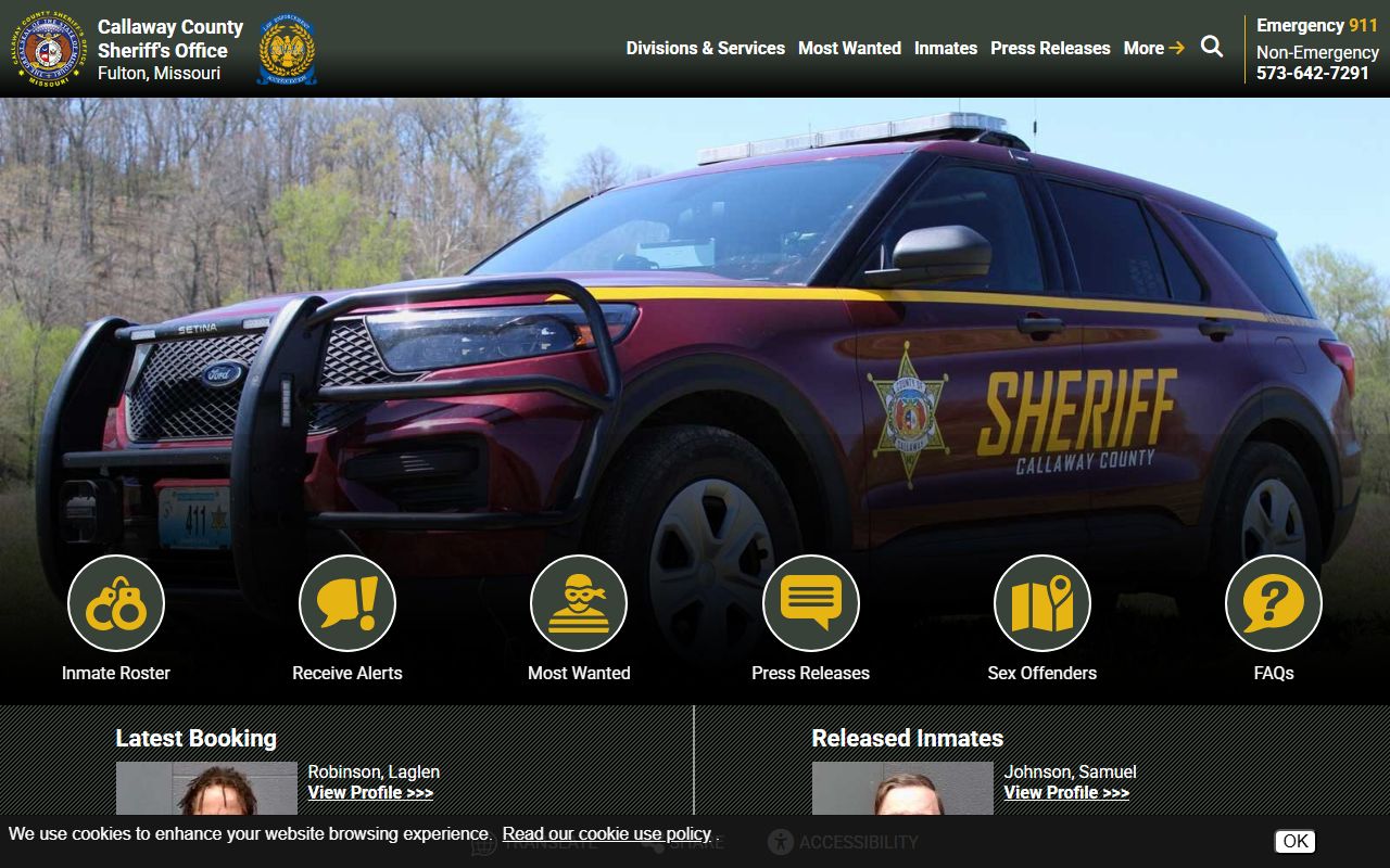Callaway County Missouri sheriff sex offender registry information