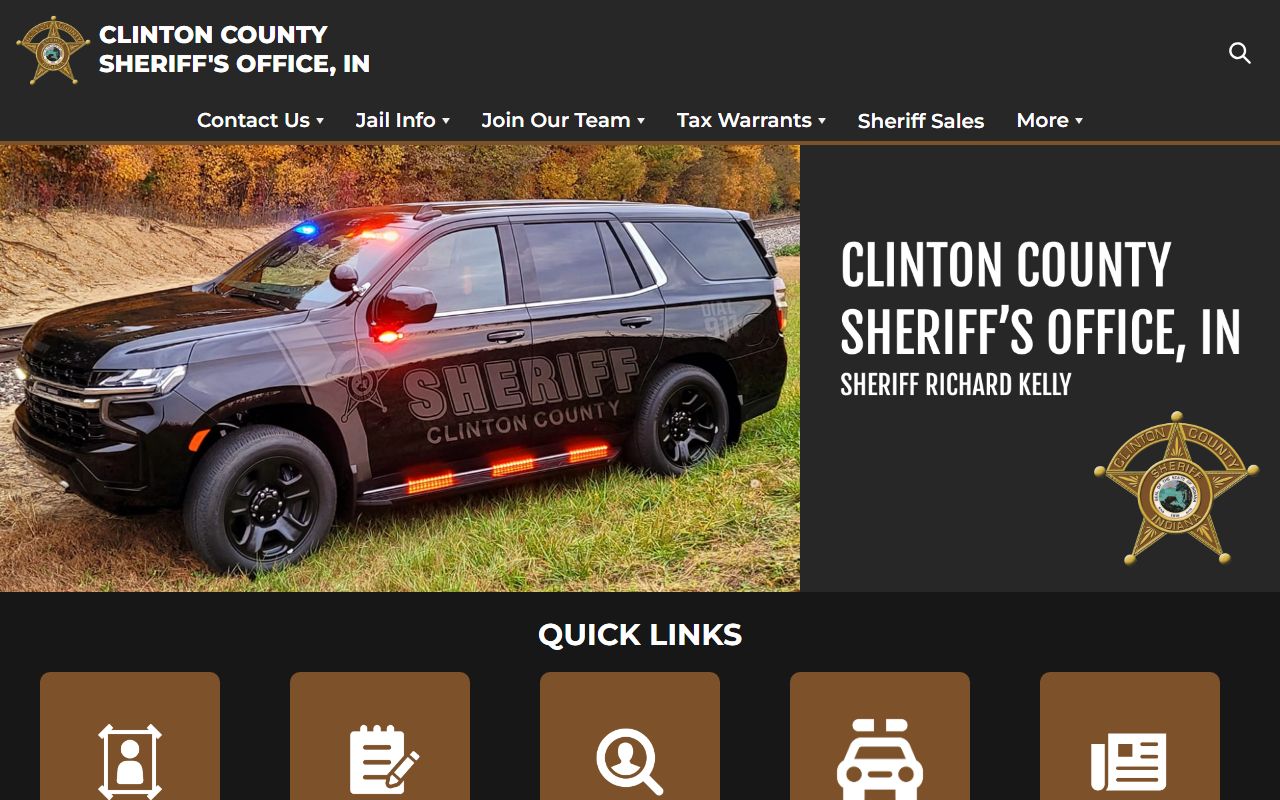 Clinton County Missouri Sheriff's Office sex offender registry page