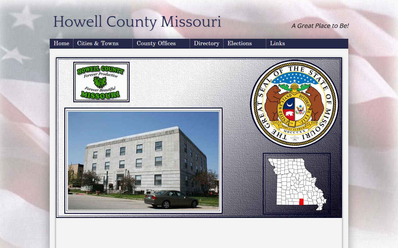 Howell County Missouri sex offender registry and government page
