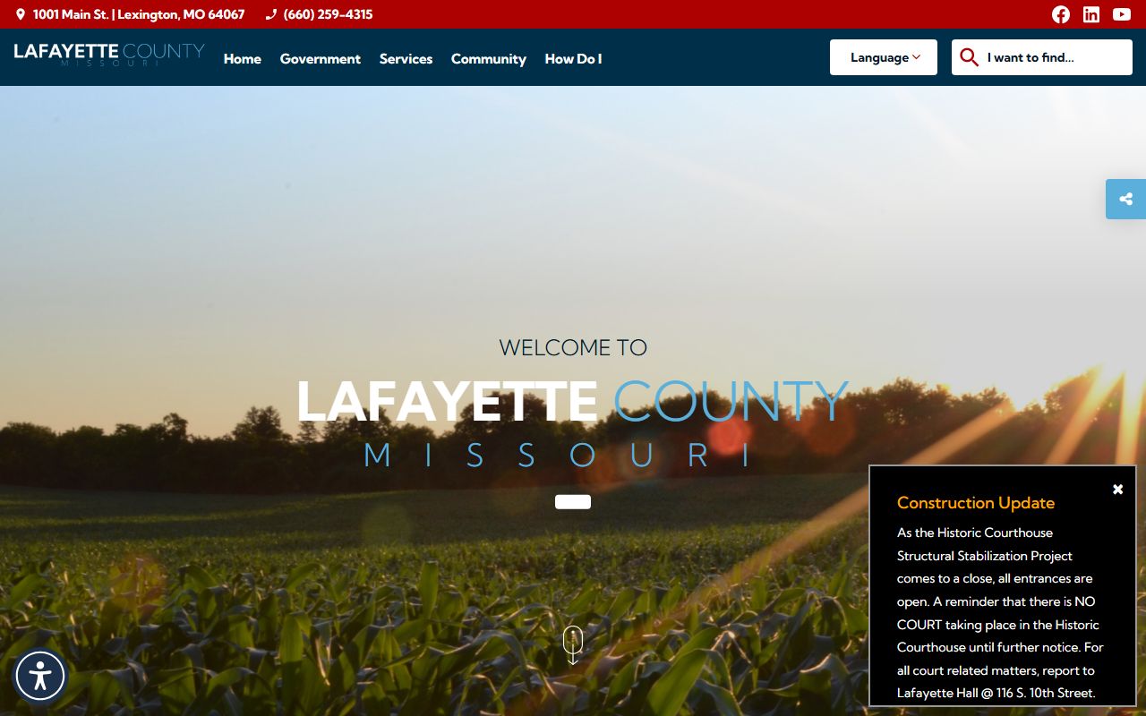 Lafayette County Missouri government sex offender registry resources