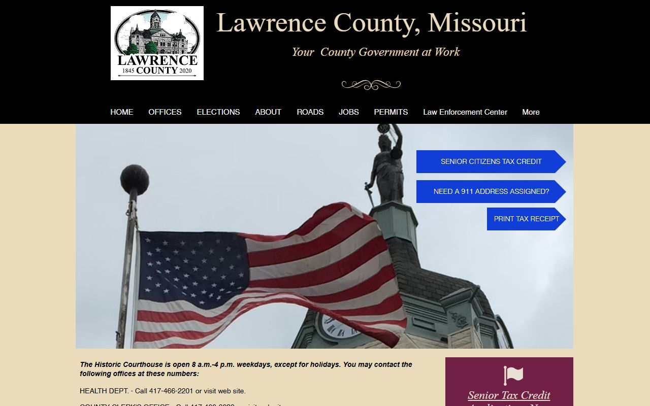 Lawrence County Missouri government sex offender resources