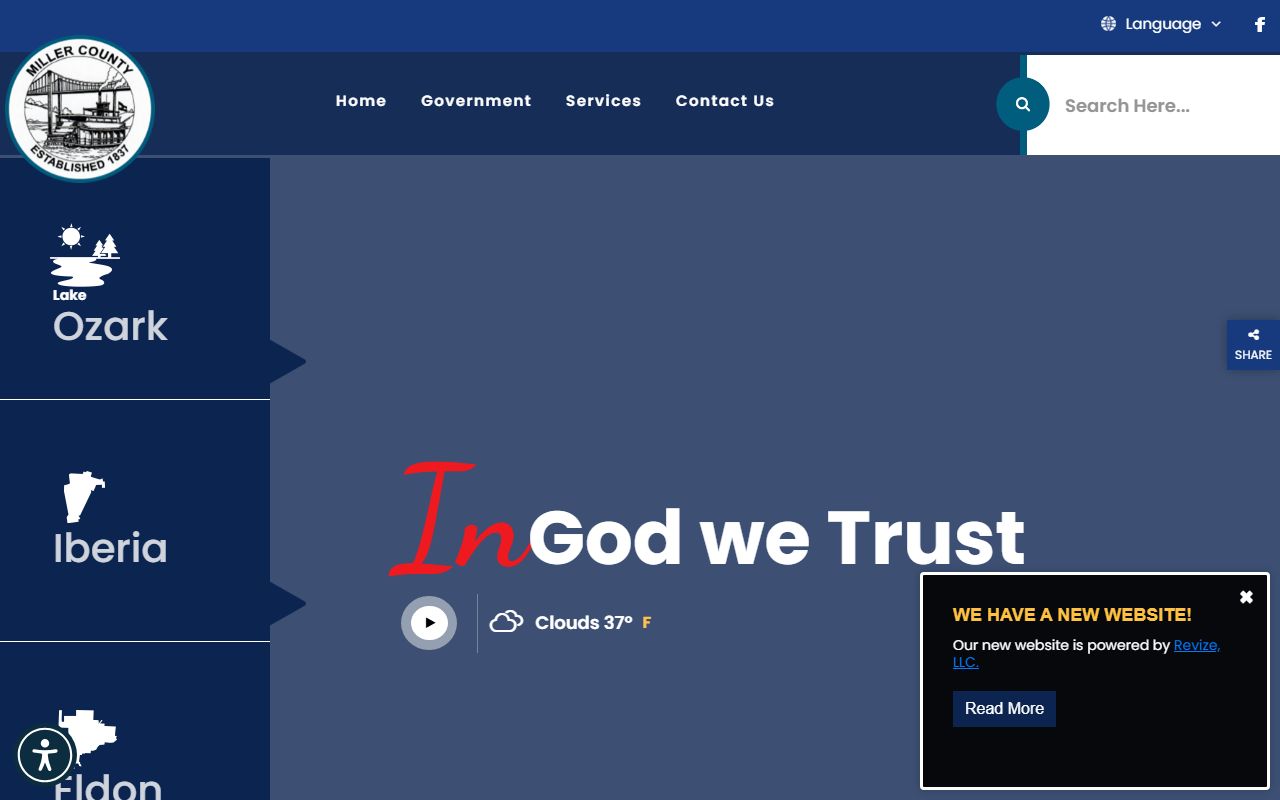 Miller County Missouri government website sex offender information