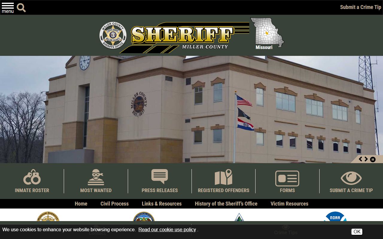 Miller County Missouri sheriff's office sex offender registry