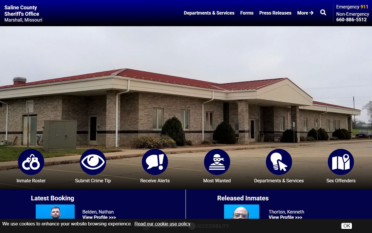 Saline County Sheriff's Office sex offender registry information