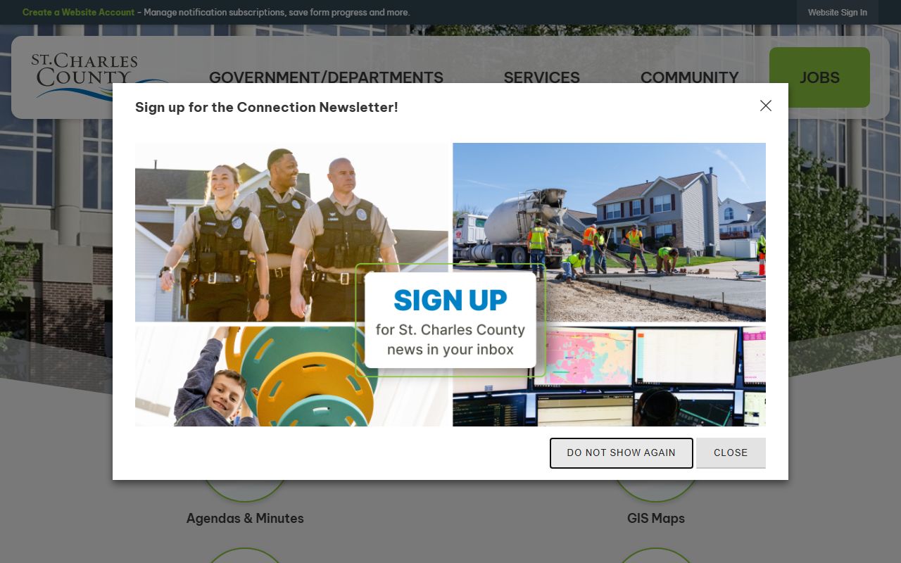 St. Charles County Missouri government sex offender resources