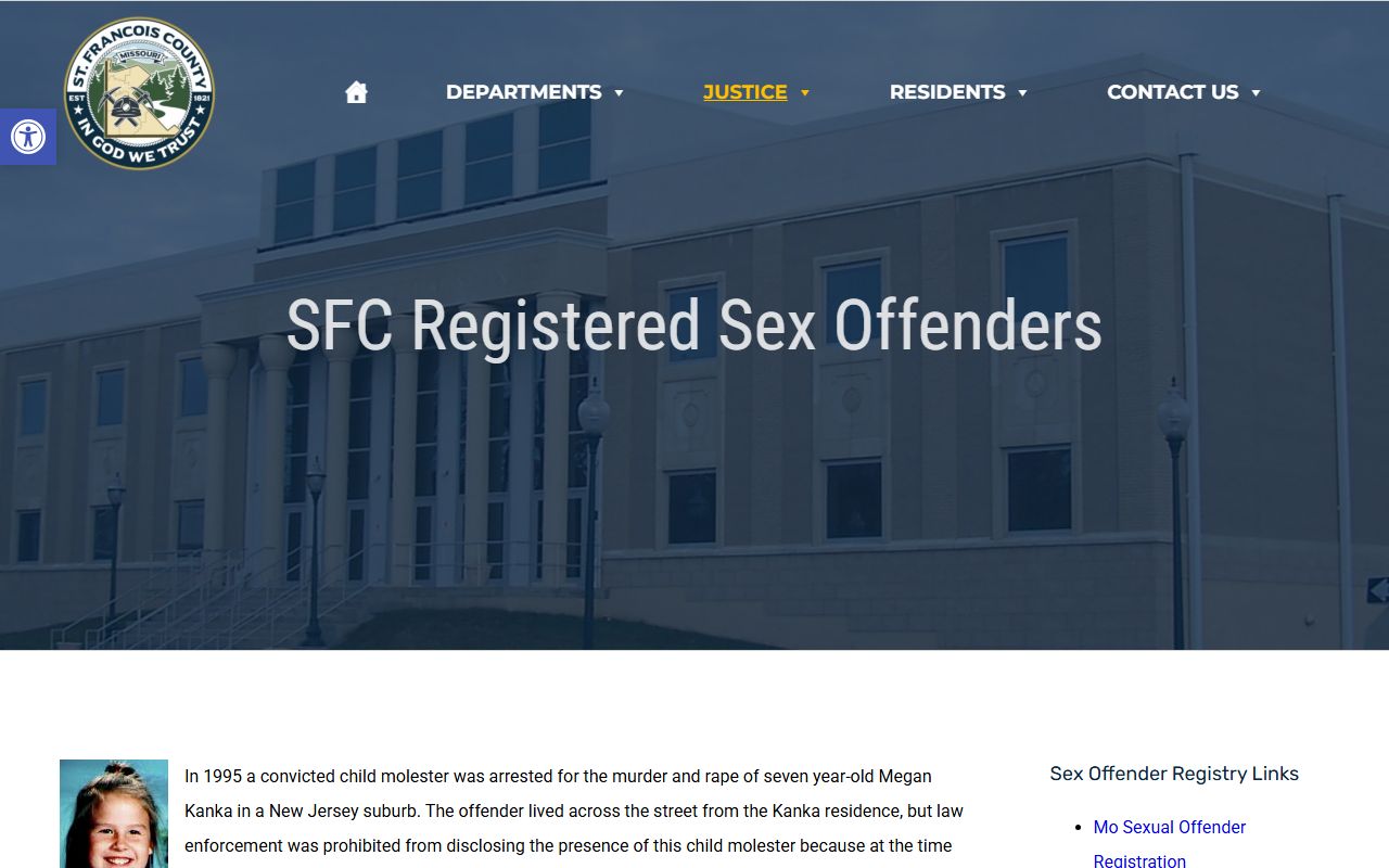 St. Francois County registered sex offenders page